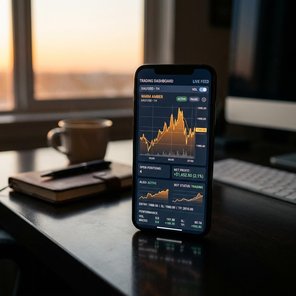 HRInvest mobilno i web sučelje za automatizirano trgovanje kriptovalutama